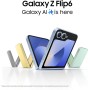 Samsung Galaxy Z Flip6 Smartphone AI, 512GB, RAM 12GB, Display 3,4" SAMOLED/6,7" Dynamic AMOLED 2X, Mint