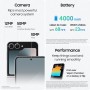 Samsung Galaxy Z Flip6 Smartphone AI, 512GB, RAM 12GB, Display 3,4" SAMOLED/6,7" Dynamic AMOLED 2X, Mint