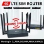OPTFOCUS-Router módem 4G LTE, conector SMA para antenas al aire libre,
