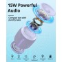 Tronsmart T7 Mini Altavoz Portátil Bluetooth 5.3 Potente, 15W Potencia, IPX7 Impermeable, 18H Duración, Conexión estéreo,