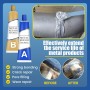 Allisway Pegamento Metal, 100 G (A+B) Soldadura en Frio para Metal, Pegamento Extrafuerte para Reparación, Relleno y Soldadura