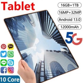 Tableta Pad Original de 10,36 pulgadas, HD, 5K, Android 13, 16GB + 1T,