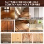 Set de 8 Colores Reparador Arañazos Madera, Reparador Madera, Masilla para Madera, Masilla Madera, Masilla Reparadora Madera