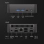 Mini PC Windows 11 Intel Core i9 8950HK Celeron N5095 ordenador de esc