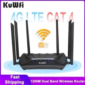 Enrutador inalámbrico de doble banda KuWFi 2,4G 5,8G, enrutador LTE Ca