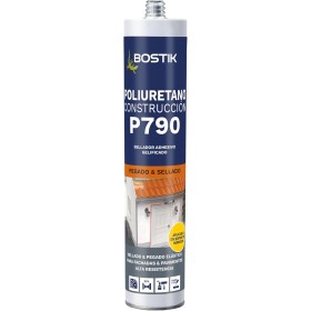 Bostik P790 Sellador de Poliuretano para Construcción Crema, Alta Elasticidad, Adhesión sin Imprimación, Curado sin Burbujas,