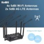 Enrutador inalámbrico de doble banda KuWFi 2,4G 5,8G, enrutador LTE Ca