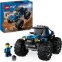 LEGO City Monster Truck Azul de Juguete, Camión Todoterreno y Minifigura de Conductor, Set de Juego Infantil Imaginativo,