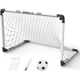 Kamiya Portería de Fútbol para Niños, 60x45cm/90x60cm/115x80cm, Portátil y Plegable para Jardín