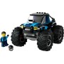 LEGO City Monster Truck Azul de Juguete, Camión Todoterreno y Minifigura de Conductor, Set de Juego Infantil Imaginativo,