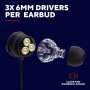 Trust GXT 406 Pine Auriculares Gaming Intraaurales con Cable para Nintendo Switch PS5 PS4 Xbox PC, Earbuds para Videojuegos In