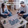 RIENOK S6 Altavoz Bluetooth Portátil Bluetooth 5.3 Potente Luces RGB Inalámbrica Emparejamiento Estéreo Apoya 128G Tarjeta TF