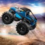 LEGO City Monster Truck Azul de Juguete, Camión Todoterreno y Minifigura de Conductor, Set de Juego Infantil Imaginativo,