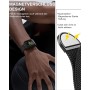 OULUOQI Correa Compatible con Correas Apple Watch 41mm 40mm 38mm 46mm 45mm 44mm 42mm 49mm, Bracelet Metalica de reloj Milano