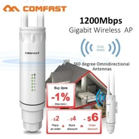 Comfast AC1200 extensor de señal Wifi para exteriores enrutador AP 2,4