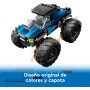 LEGO City Monster Truck Azul de Juguete, Camión Todoterreno y Minifigura de Conductor, Set de Juego Infantil Imaginativo,