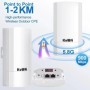 KuWFi 5,8G 900Mbps CPE puente exterior impermeable inalámbrico WiFi pu