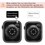 OULUOQI Correa Compatible con Correas Apple Watch 41mm 40mm 38mm 46mm 45mm 44mm 42mm 49mm, Bracelet Metalica de reloj Milano