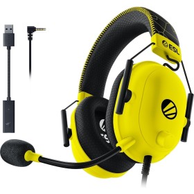 Razer BlackShark V2 (ESL Ed.) - Auriculares Gaming con tarjeta de sonido USB, (cable de mando de 50 mm, reducción de ruido, para