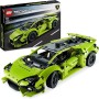 LEGO 42161 Technic Lamborghini Huracán Tecnica, Kit de Maqueta de Construcción de Coche de Carreras de Juguete para Niños, Niñas