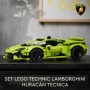 LEGO 42161 Technic Lamborghini Huracán Tecnica, Kit de Maqueta de Construcción de Coche de Carreras de Juguete para Niños, Niñas