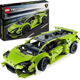 LEGO 42161 Technic Lamborghini Huracán Tecnica, Kit de Maqueta de Construcción de Coche de Carreras de Juguete para Niños, Niñas
