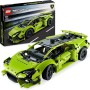 LEGO 42161 Technic Lamborghini Huracán Tecnica, Kit de Maqueta de Construcción de Coche de Carreras de Juguete para Niños, Niñas