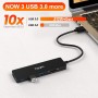 TSUPY HUB USB 3.0, Adaptador USB 3.0 con 3 Puertos USB 3.0 y Lector de Tarjetas SD/Micro SD,Transferencia de Datos 5Gbps para PC