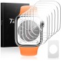 TOCOL 6 Piezas Protector de Pantalla para Apple Watch Series SE/6/5/4 44mm, Resistente a los Arañazos, Sin Burbujas, HD