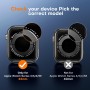 TOCOL 6 Piezas Protector de Pantalla para Apple Watch Series SE/6/5/4 44mm, Resistente a los Arañazos, Sin Burbujas, HD