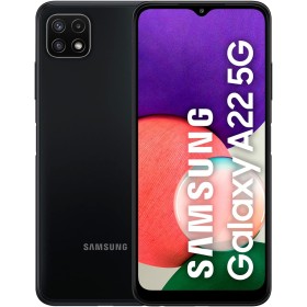 Samsun Galaxy A22 5G Teléfonos móviles 128GB 6.6 Zoll (16.8cm) Dual-SIM Android 11 Gris (Reacondicionado)