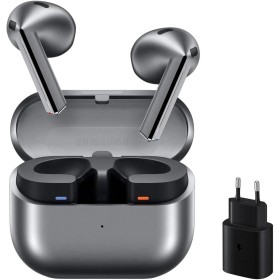 Samsung Galaxy Buds3 + Cargador - Auriculares Inalámbricos, Cancelación de Ruido, Bluetooth, Audio 360, Gris (Versión Española)