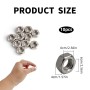 Tuerca hexagonal de 1/4 pulgadas,tuercas rosca fina,tuerca fina m10,Juego de 10 Tuerca de fijación para cámara, trípode y