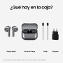 Samsung Galaxy Buds3 + Cargador - Auriculares Inalámbricos, Cancelación de Ruido, Bluetooth, Audio 360, Gris (Versión Española)