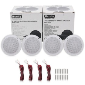 Herdio 4 "4 Uds 320W altavoces impermeables para barcos marinos altavo