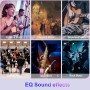 A67 Altavoces Bluetooth 5.0 estéreo, altavoz inalámbrico portátil de 60W (80W pico) con graves ricos, luces coloridas, batería