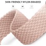 Mastten 4 Pack Correas Compatibles con Apple Watch Correa 40mm 41mm 38mm 42mm Mujer Hombr, Correa Deportiva de Nylon Trenzado,