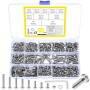 279 Pcs Tornillos M5, Tornillos con Tuercas, Juego de Tornillos y Tuercas y Arandelas, Tornillos de Cabeza Hueca Hexagonal,