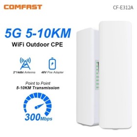 Comfast 5-10KM punto de acceso al aire libre 300Mbps enrutador de larg