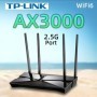 TP-LINK AX3000 enrutador inalámbrico Wi-Fi6 de doble banda MESH 2,5G R