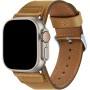 Wristitani Correa de Piel Auténtica Vintage Compatible con Correa Apple Watch Cuero 44mm 45mm 42mm 49mm 41mm 40mm 38mm, Correa