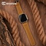Wristitani Correa de Piel Auténtica Vintage Compatible con Correa Apple Watch Cuero 44mm 45mm 42mm 49mm 41mm 40mm 38mm, Correa