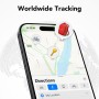 Air Tag Smart Tracker 4 Pack, Buscador de Objetos Bluetooth Funciona con Buscar Apple (Sólo iOS, Android NO Funciona) IP67