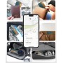 NOVOO Air Tag Card, 1.6 mm Smart Tracker Localizador, 6 Años Batería, IP68 Resistente al Agua, Compatible con Apple Where's