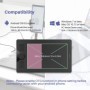 HUION HS610 tableta de dibujo tableta gráfica con lápiz óptico sin bat