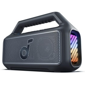 Soundcore Altavoz Bluetooth Potente Boom 2, con Potente Sonido 80W Gracias al subwoofer y BassUp™, 24h, IPX7, Tiene Luces RGB,