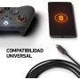 Scuf Cable USB-C Trenzado Conexión y Carga USB tipo C de 2 Metros para Mandos de Xbox, Mandos de PS5 y Smartphones - Negro