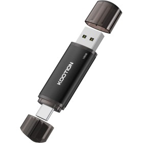 KOOTION 128GB USB Flash Drive, USB C OTG 2.0 2 in 1 128G Flash Drive Type C Flash Drive 128Gbyte with Waterproof Keychain for