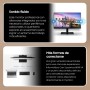Samsung Monitor Profesional 27 Pulgadas, Full HD, tasa de refresco de 75 Hz y Altavoces Integrados