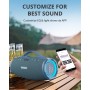 Tronsmart Mirtune S100 Altavoz Bluetooth 50W, Altavoz Portátil Potente, Resistente al Agua IPX7, Retractable Handle, 20H de